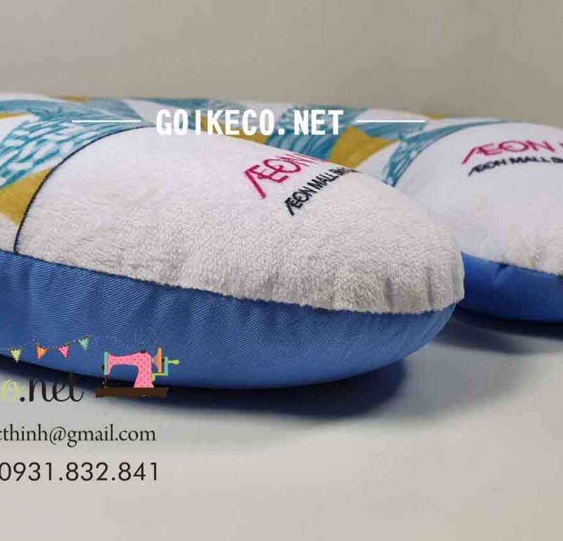 Gối cổ in logo quảng cáo giá rẻ