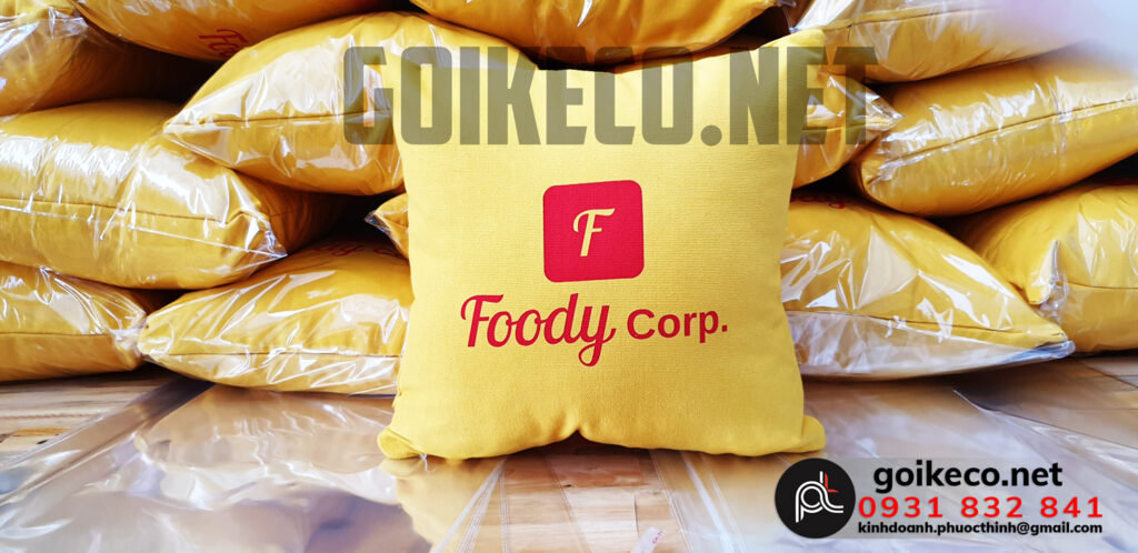 Đặt may gối tựa lưng Foody